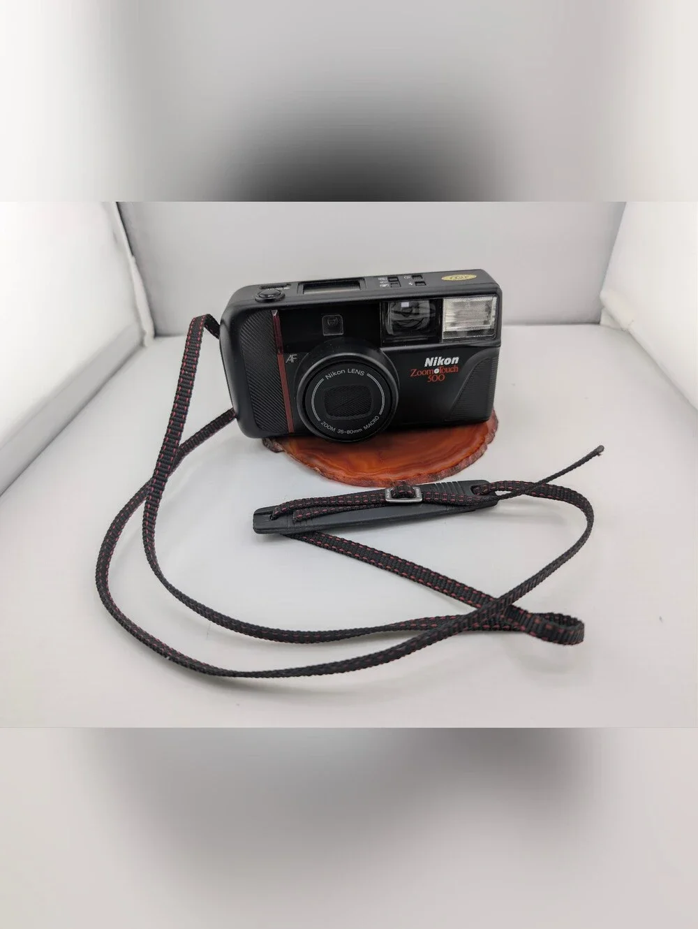 Nikon Zoom Touch 500 AF 35mm Point & Shoot Film Camera NWOT - Tested & Working
